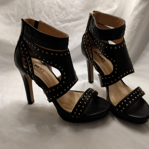 Bongo Studded Moto Heels Donna 6 - Picture 3 of 9